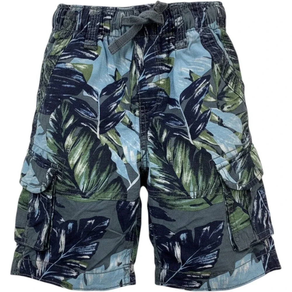 Baby Gap Toddler‎ Boy Size 12-18 Months Leaves Elastic Waist Cargo Pants NWT NEW